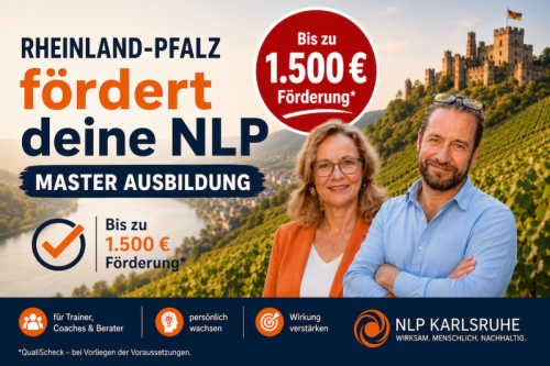 Rheinland Pfalz fördert NLP Master Ausbildung NLP Karlsruhe