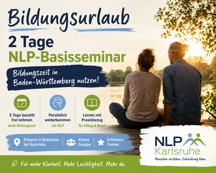 Bildungsurlaub machen und NLP Basisseminar besuchen